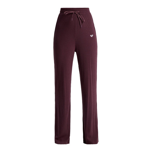 Roxy Γυναικείο παντελόνι Rise & Vibe New Rib Wide Leg Sport Trousers